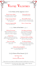 valentine's cocktail menu